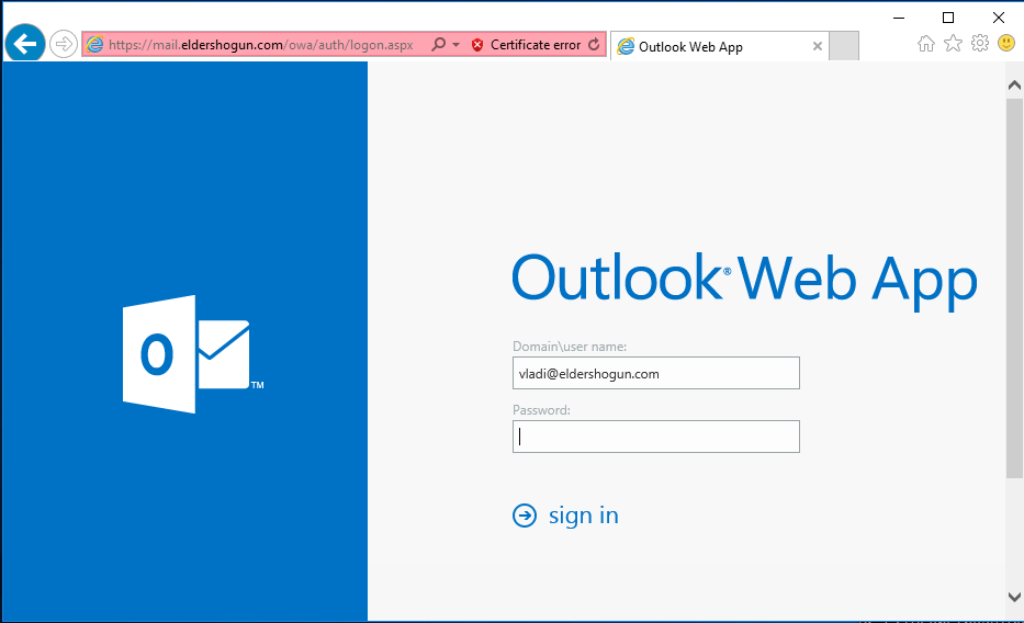 Microsoft Outlook Web Access Hack