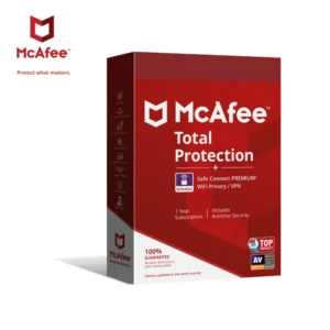 McAfee Total Protection Antivirus Software 1 Device, 1 Year License include VPN